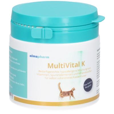 Multivital K Ergänzungsfuttermittel für Katzen 100 g Pulver