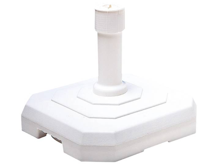 EDA Sonnenschirmfuss BETON Polyethylen mit hoher Dichte weiss 25kg