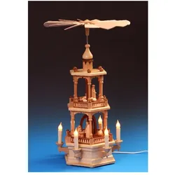 Schalling Pyramide 2-stöckig mit Chr. Geburt, elektr. indir. beleucht.