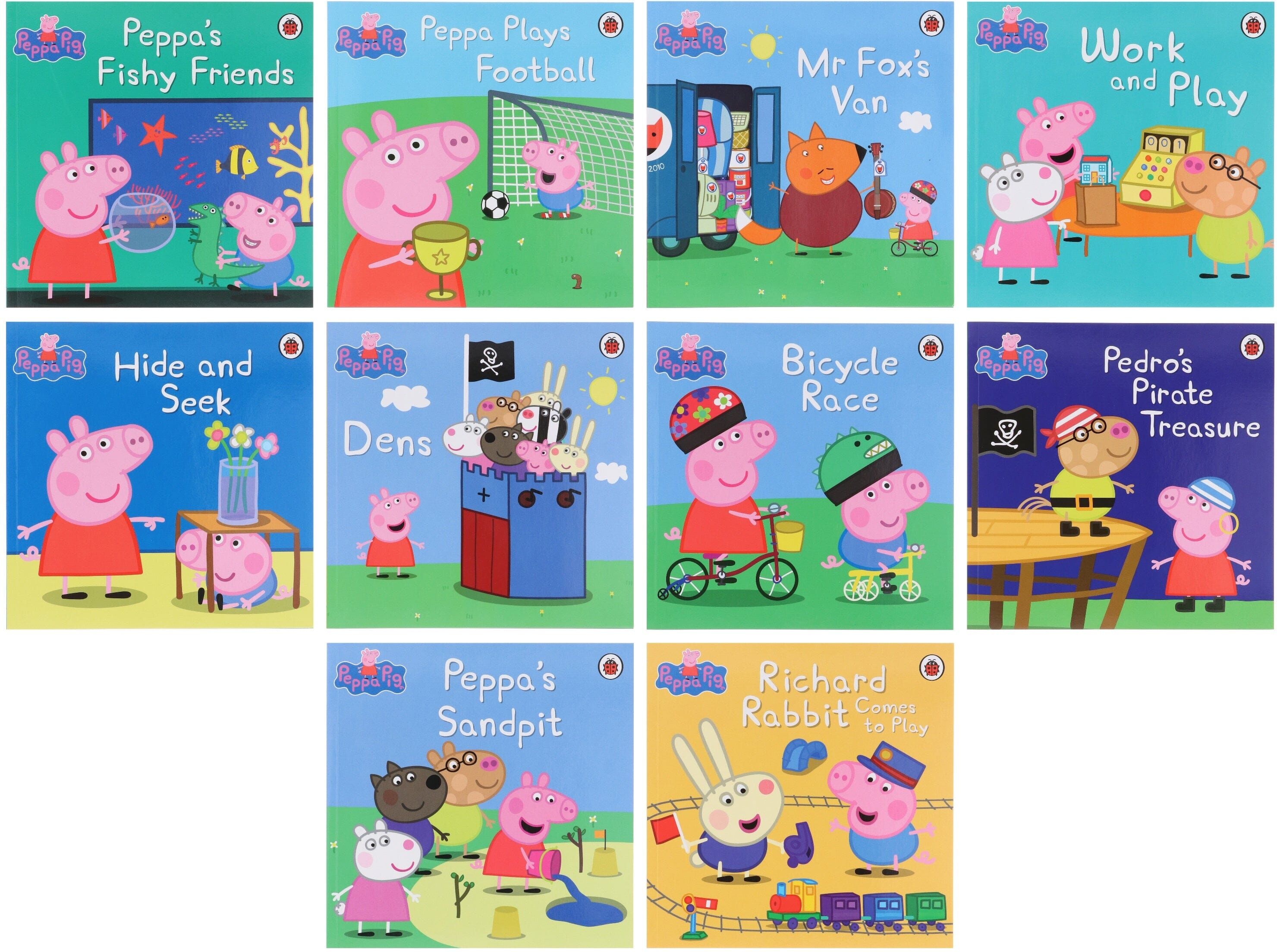 Peppa Pig: Peppa's Fun with Friends Storybook Collection 10 Books Set - Ages 2+ - Paperback Penguin Random House