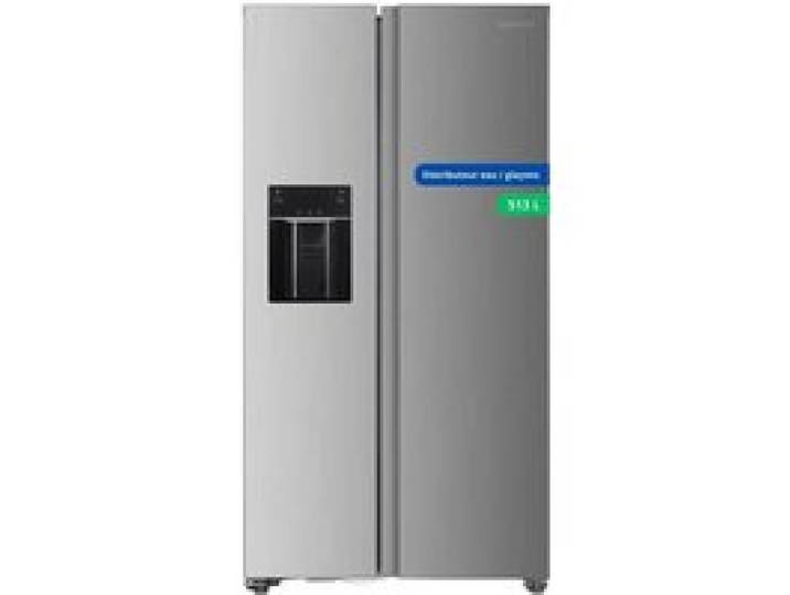 GEDTECH Réfrigérateur Américain GSBSA513IX Side by Side 513L - Distributeur deau et machine à glaçons automatique - Inox