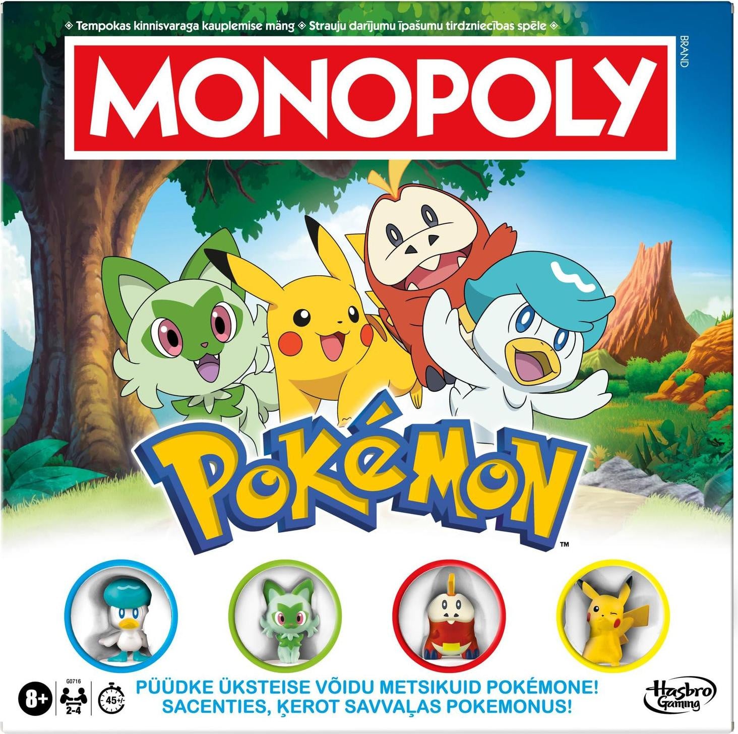 Northix Monopoly bordspel Pokémon