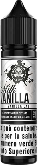 Galactika Milk Vanilla Lab Liquido Shot 20ml Crema Vaniglia Latte