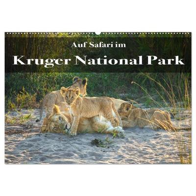 Auf Safari im Kruger National Park (Wandkalender 2027 DIN A2 quer), CALVENDO Monatskalender