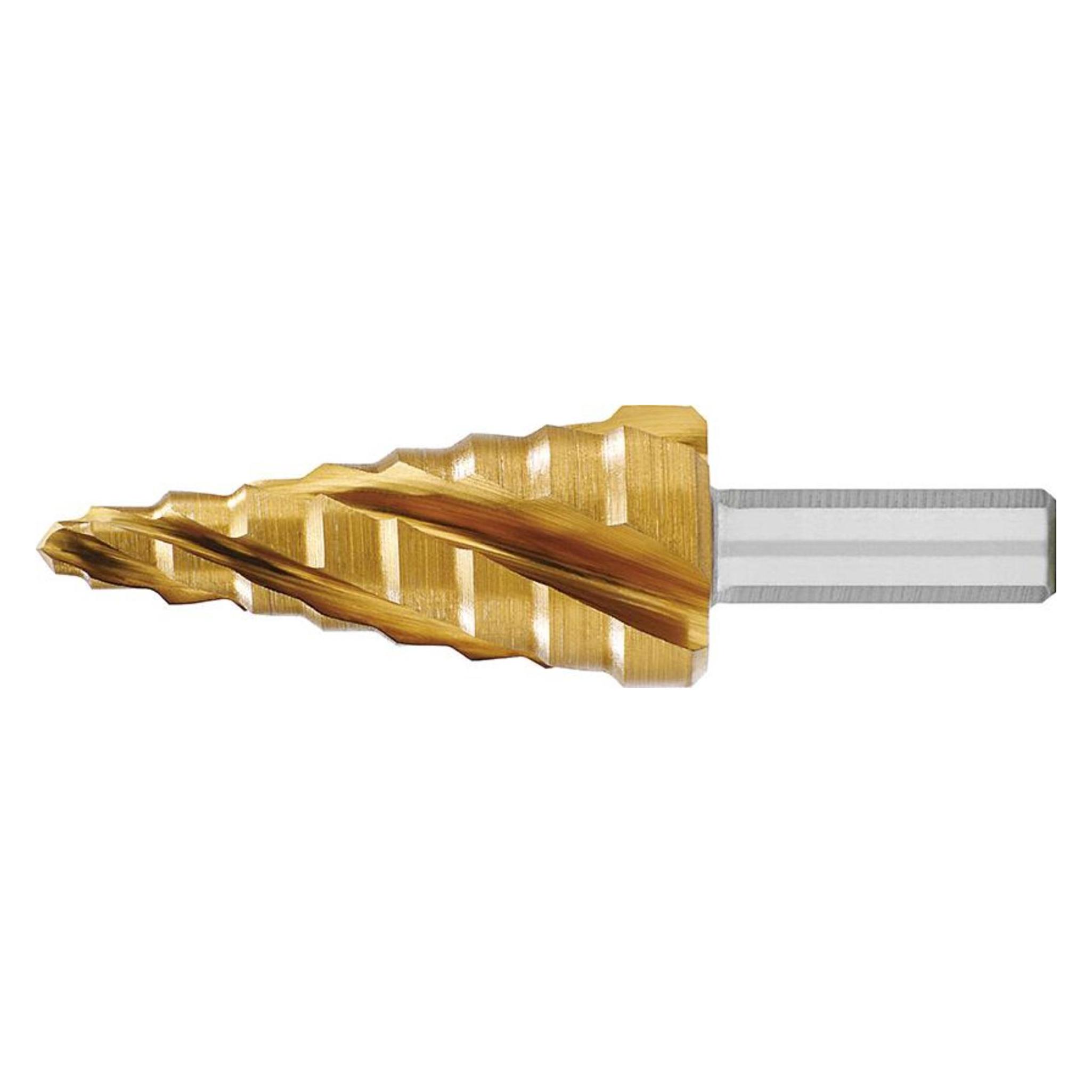 Exact Stufenbohrer HSS TiN 4-fach Spiralnute 4-20 mm (4-20mm) (07057)