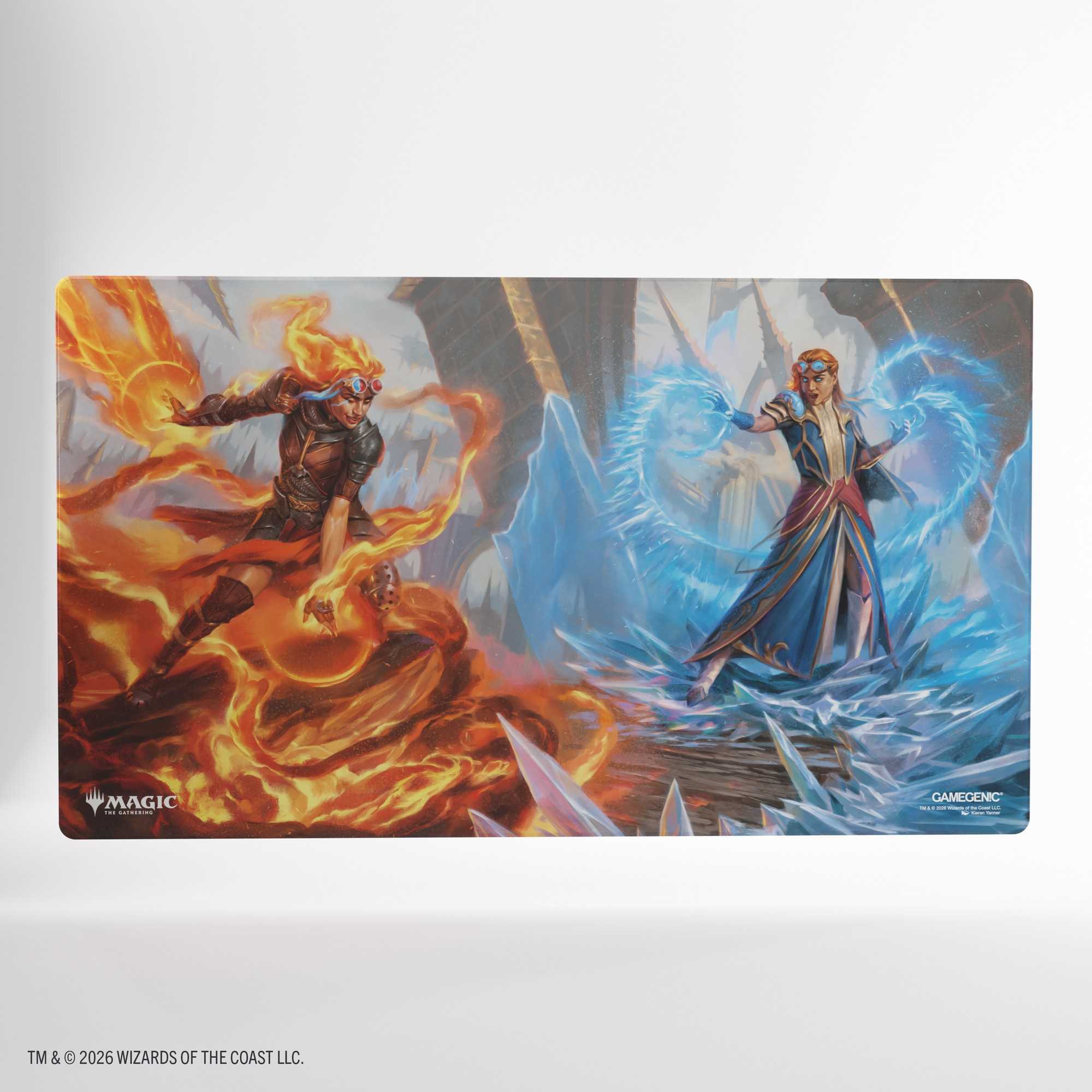 Gamegenic Magic: The Gathering Reality Fracture Shiny Playmat - Chandra, Chill of Compliance, Officially Licensed, 610 x 350 mm