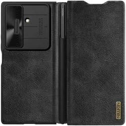 Nillkin Qin Book Pro Pen Slot Case (Samsung Galaxy Z Fold7), Smartphone Hülle, Schwarz