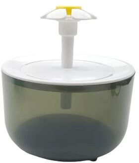 Inspired Living PureFlow Cat Water Fountain Ultra Quiet 1.2L Pet Water Fountain With Filtered Recirculating Water System gray