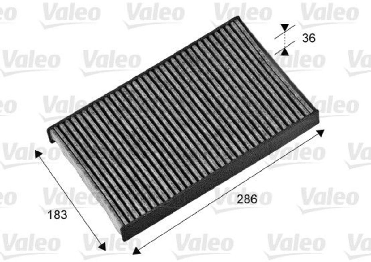 Innenraumluftfilter mit Aktivkohle VALEO 698714