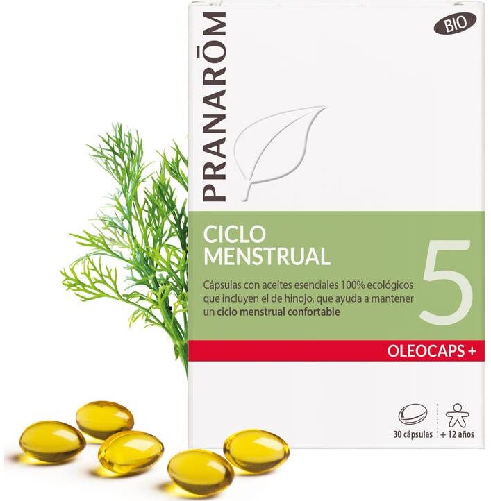 Pranarôm Oleocaps+ 5 Ciclo Menstrual BIO 30 caps