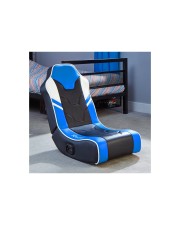XRocker X Rocker Shadow 2.0 Konsolen-Gamingstuhl 3DS,Nintendo NES Classic,Nintendo Switch,Nintendo Wii U,PSP / PSP Slim,PlayStation... Gepolsterter Sitz Gepolsterte Rückenlehne Weiß Blau headrest mounted audio system Foldable for easy storage Wipe clean m (5121801)