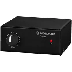 Monacor Vorverstärker SLA-35, Phono Vorverstärker, Schwarz