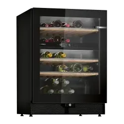 KWK16ABGB Stand Weinkühlschrank mit Glastür LED-Beleuchtung Türschloss EEK:G