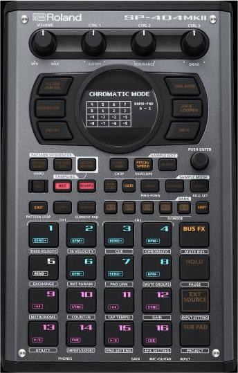 Roland SP-404MKII Sampler en Mobiele Sequencer met Tulpstekkerkabel