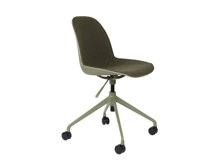 Bürostuhl Zuiver Albert Kuip ohne Armlehnen, Grün, Neu, Ergonomischer Stuhl - ideal für flexibles Arbeiten