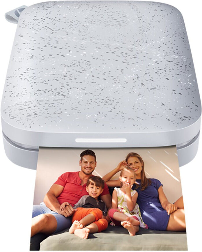 HP Sprocket Mobil Fotoprinter 5 x 7,6 cm m. Fotopapir - Grå