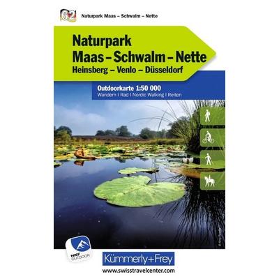 Kümmerly+Frey Outdoorkarte Deutschland 62 Naturpark Maas, Schwalm, Nette, 1:50.000, Sonstige von , Kümmerly+Frey, 978-3-259-02598-7