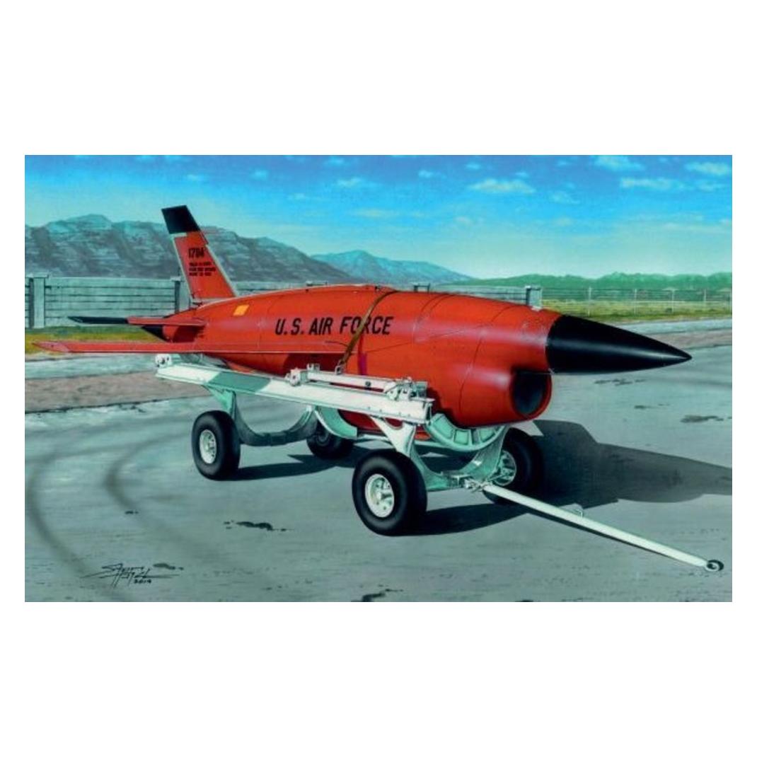 Plus Model Firebee BQM-34 with transpoprt cart (AL7035)