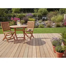 Kanadische Douglasie Terrassendielen, 27x143 mm, KD, grob/grob