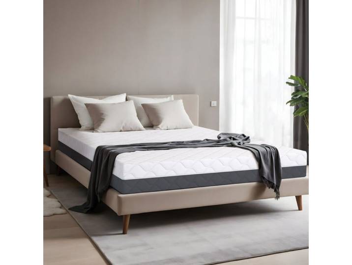 Matelas TANHK à mémoire haute densité 135x190 20cm Ferme Hypoallergénique Housse amovible Fabriquée en Italie