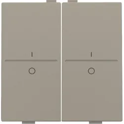Niko Züblin 123-00008 Zweifache Taste mit Aufdruck „I“ und „0“ für drahtlosen Schalter oder 12300008