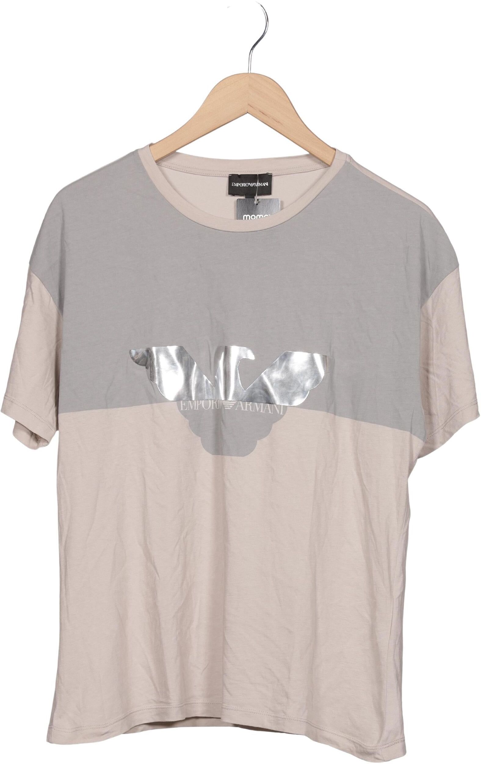 Giorgio Armani Emporio Armani Damen T-Shirt, Mehrfarbig, Gr. EU 42, Baumwolle - Second Hand