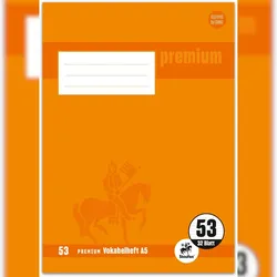 Staufen Vokabelheft Premium A5 32 Blatt Packung mit 10 Stück