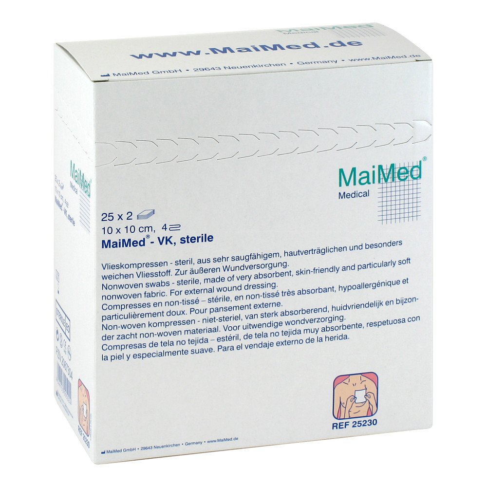 MaiMed GmbH Vlieskompressen 10x10 cm steril 02067304