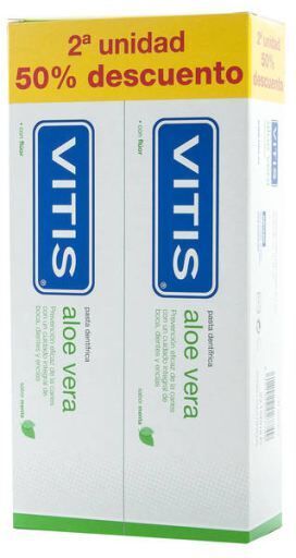 Vitis Toothpaste of Aloe Vera 2X150 ml
