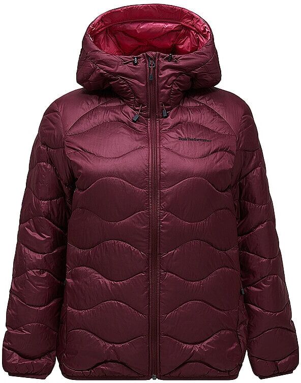 PEAK PERFORMANCE Damen Daunenjacke Helium Down Hoodie dunkelrot   M W