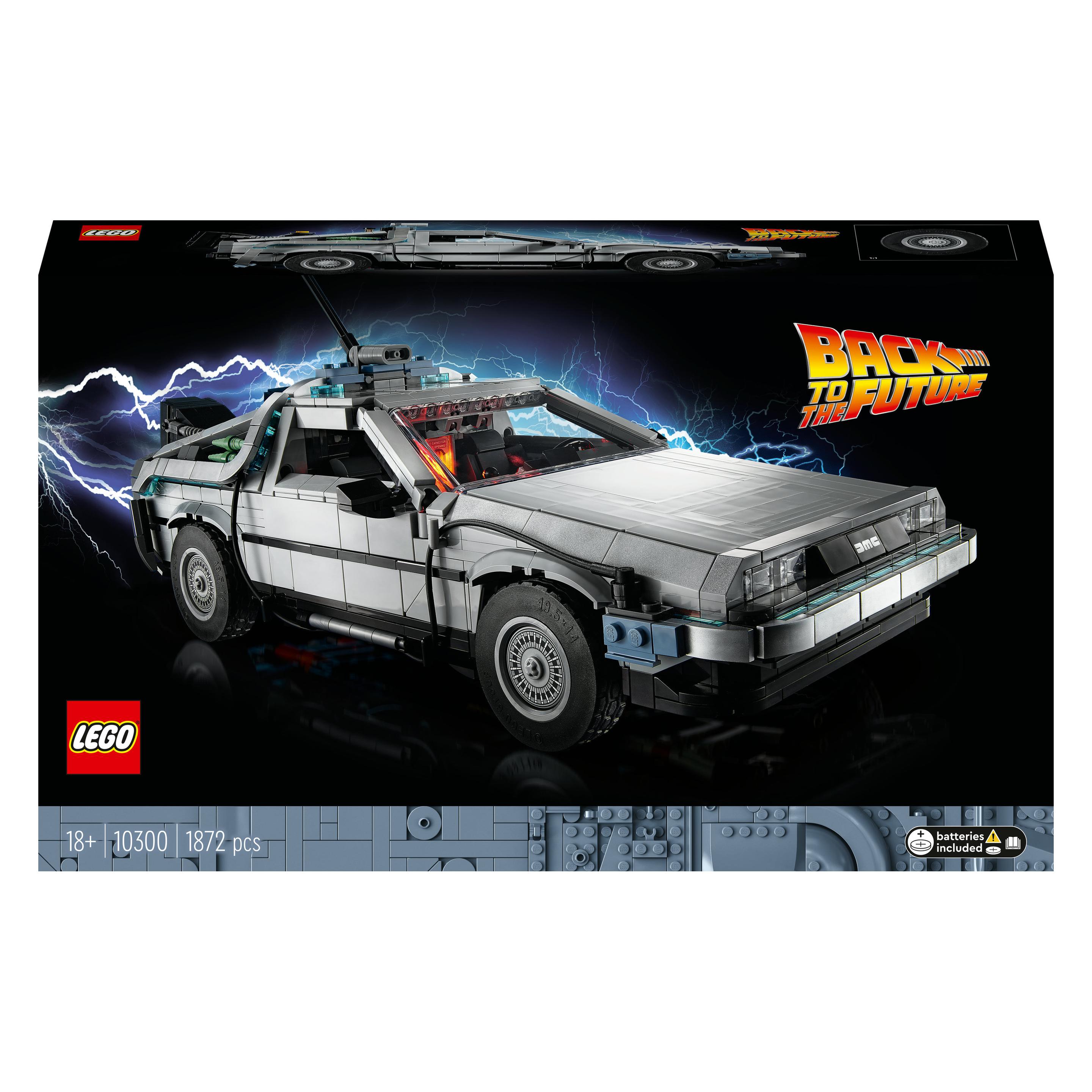 LEGO Zeitmaschine aus Zurück in die Zukunft (10300, LEGO Icons, LEGO Seltene Sets) (10300)