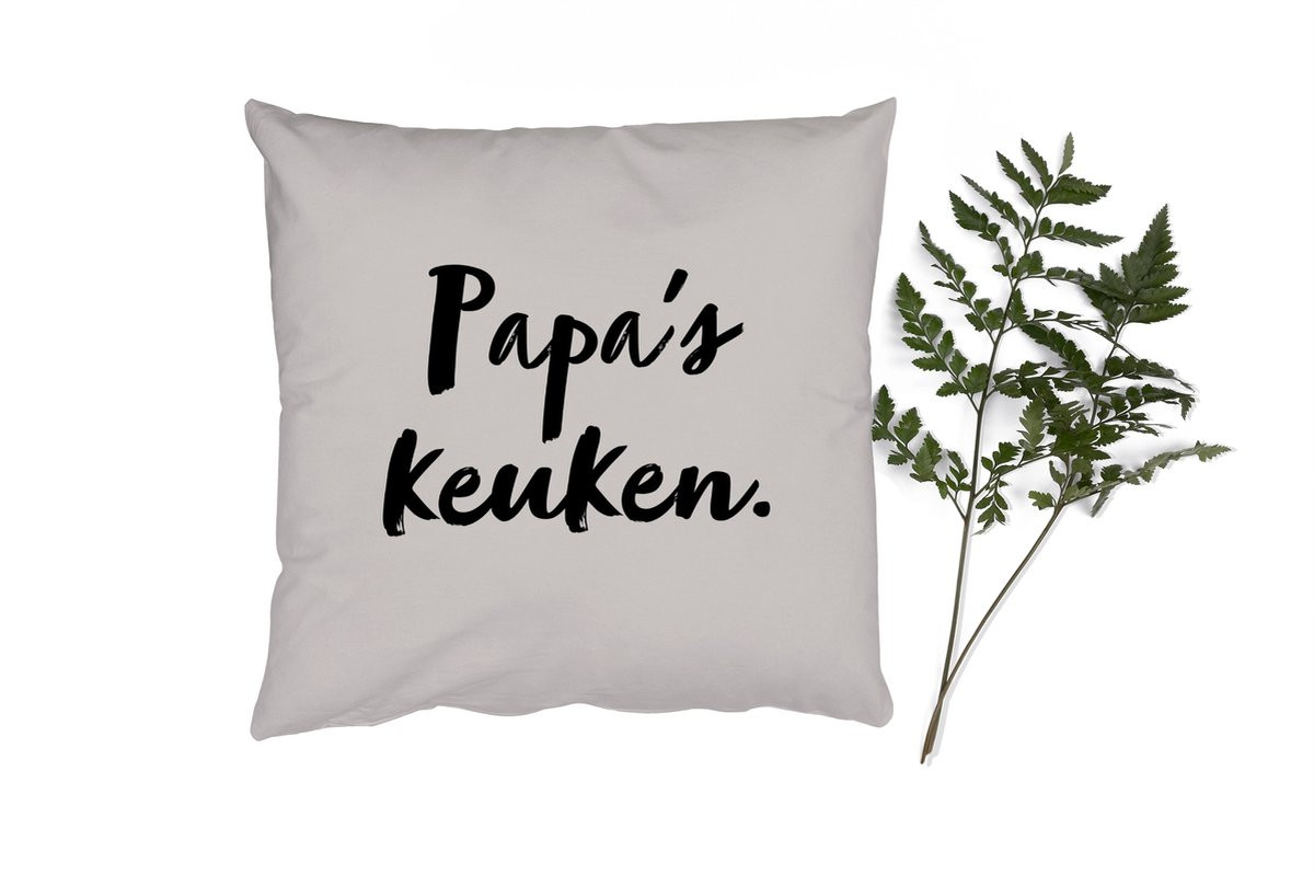 PillowMonkey Sierkussen Taupe 60 x 60 cm