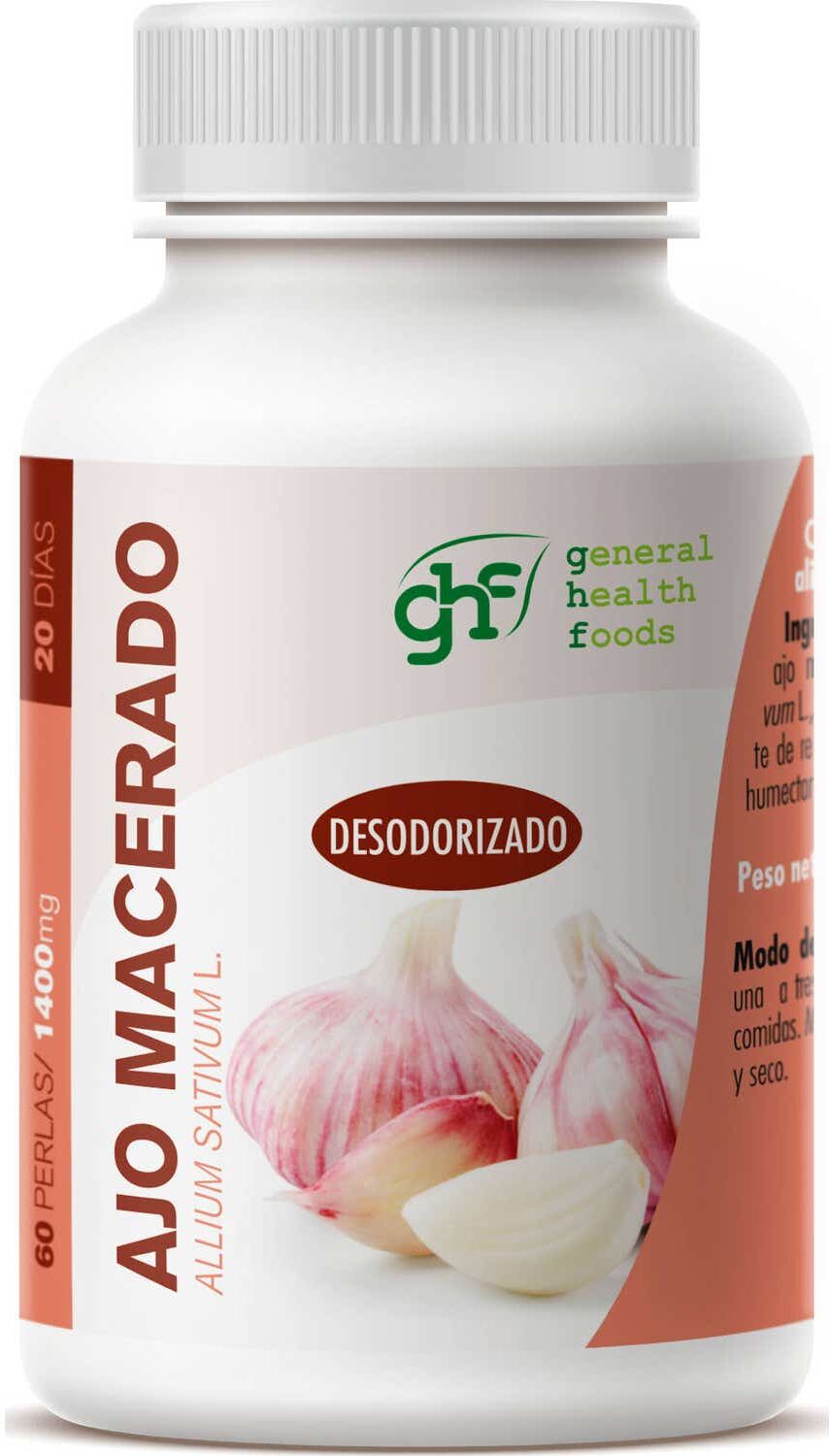 GHF Ajo Macerado 1400 mg 60 Perlas