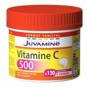 Juvamine Vitamine C 500 Maxi Format 120 Comprimés à Croquer - Pot 120 Comprimés