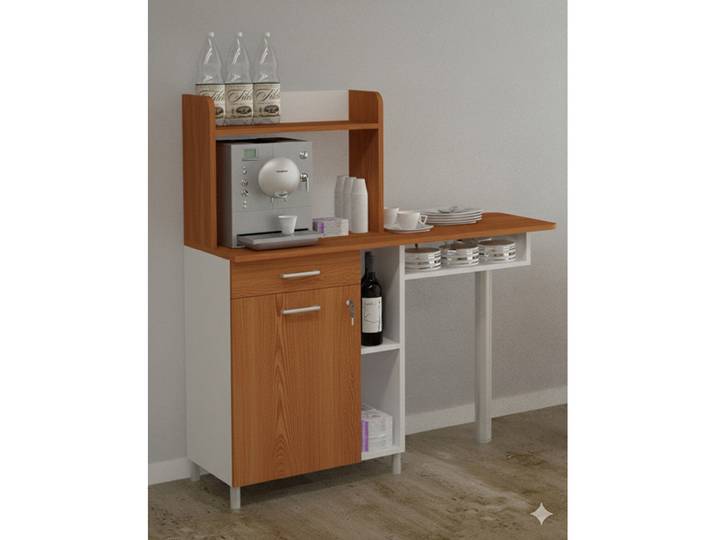 Meuble Cafétéria Punto - Aulne/Blanc