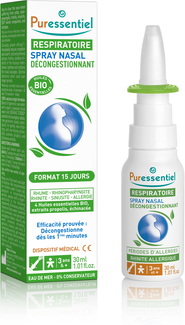 Puressentiel Spray Nasal Décongestionnant Bio 30 ml