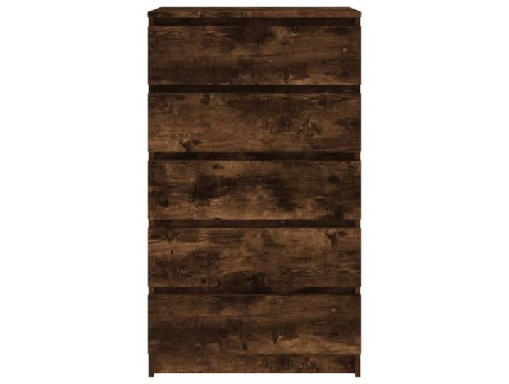 Commode - SHIPENOPHY - M2310 - Chêne fumé - 60x36x103 cm - 5 tiroirs