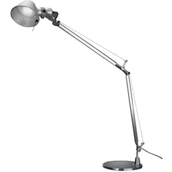 Tischleuchte Tolomeo Tavolo Artemide Aluminium grau, Designer de Lucchi & Fassina, 123 cm