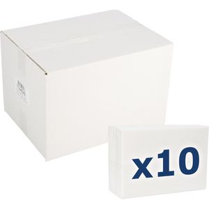 Wipex Einwegtücher Hygiene Towel, 1144245, weiß, 1-lagig, Zellstoffvlies, 24 x 38 cm, 10 x 50 Blatt