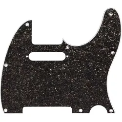 Fender Hybrid Glass/Glitter Telecaster S/S Pickguard Dark Gray Sparkle - Pickguard
