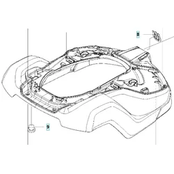 Husqvarna Abdeckung AM 430X 450X 520 550 ab 2017
