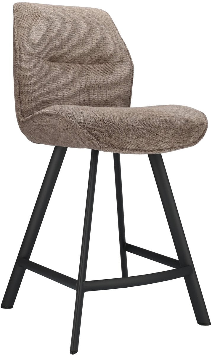 Icon Living Barkruk Jadie ZH 65 Stof Mito Liver Leg Black