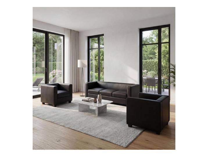 MCW Wohnlandschaft Lille-3-1-1, Set, Hohe Standfestigkeit, abgerundete Ecken + Kanten, weiche Polsterung