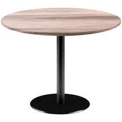 RestooTab - Tisch Rome XL Ø120cm Dekor Holz tages
