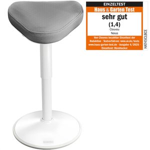 CLOUVOU Fitness-Hocker Nexus, Stoff, anthrazit