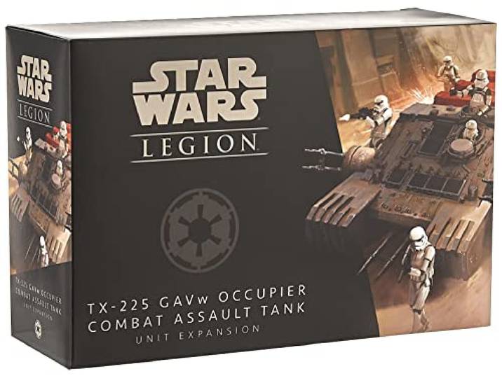 Atomic Mass Games, Star Wars Legion: Galactic Empire Expansions: TX-225 GAVw Occupier Combat Assault Tank Unit, Unit Expansion, Miniatures Game, Ages 14+, 2 Players, 90 Minutes Playing Time
