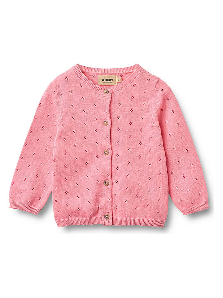 Wheat Cardigan "Maia" in Pink - 80
