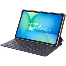 Samsung Keyboard Cover (DE, Samsung Galaxy Tab A11+), Tablet Tastatur, Schwarz