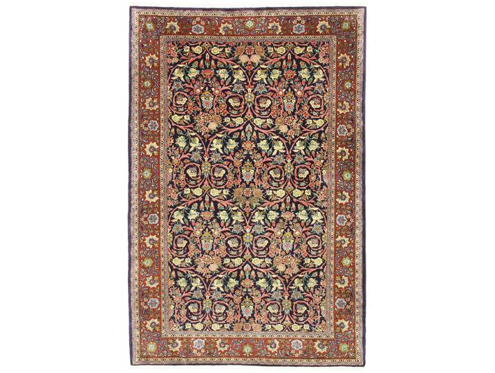Sarough Mostofi Teppich 130x199 Handgeknüpft Orientteppich Perserteppich Wolle