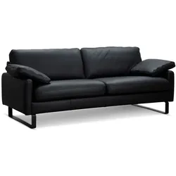 JAKOBSEN COPENHAGEN Sofa Smilla Leder Schwarz